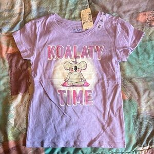 The Children's Place Lavender 'Koalaty Time' Tee